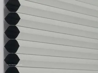 Lutron Cyprus Room-Darkening shade fabric swatch in White (RD-PB-WH)