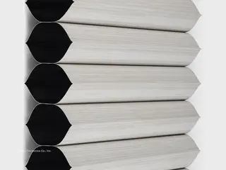 Lutron Kyoto Blackout shade fabric swatch in Ash (HC-KYT0-AS)