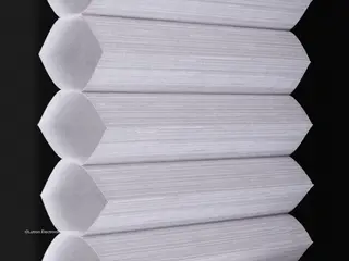 Lutron Kyoto <1% shade fabric swatch in Fog (HC-KYT-FG)