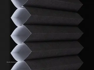 Lutron Madrid <1% shade fabric swatch in Black (HC-MAD-BL)