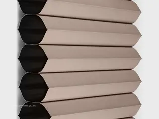 Lutron Madrid Blackout shade fabric swatch in Clay (HC-MAD0-CL)
