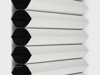 Lutron Madrid Blackout shade fabric swatch in Satin (HC-MAD0-ST)