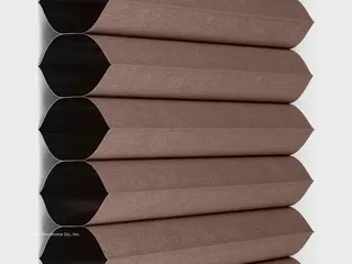 Lutron Madrid Blackout shade fabric swatch in Truffle (HC-MAD0-TR)