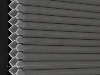 Lutron Monaco Double-Cell Light-Filtering <1% shade fabric swatch in Carbon (LF-SLDC-CB)