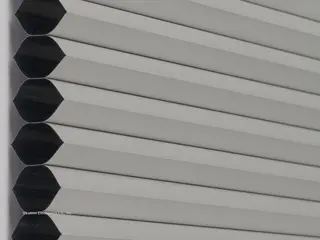 Lutron Monaco Single-Cell Room-Darkening shade fabric swatch in Cloud (RD-SL-CO-V)