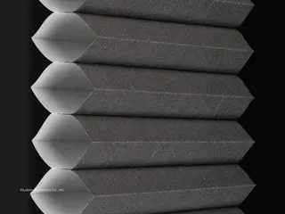 Lutron Oslo <1% shade fabric swatch in Charcoal (HC-OSL-CH)