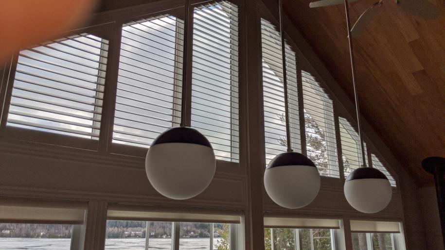 Custom blinds installed by Exotic Shades